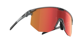 Sunglasses BLIZ Hero Transparent Dark Grey Frame/Brown with Red Multi Lenses