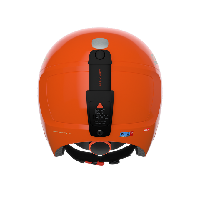 Helm POC Pocito Skull Fluorescent Orange - 2024/25