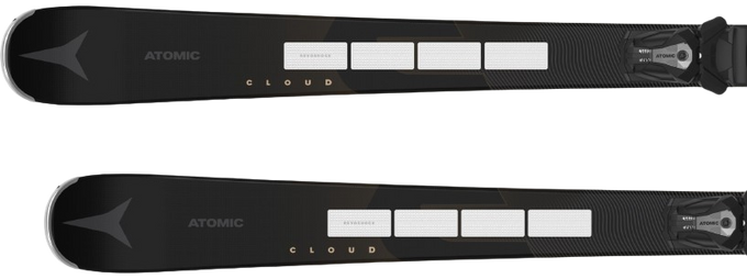 Ski Atomic Cloud C14 Revoshock S + MI 12 GW Black/Smoke - 2024/25