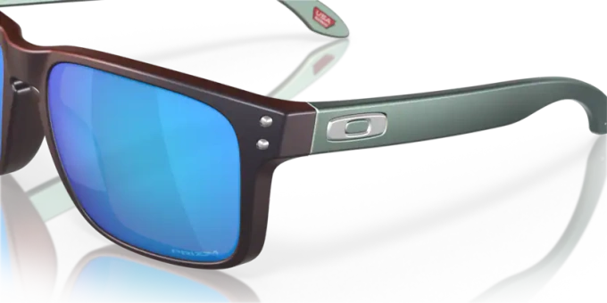 Sunglasses OAKLEY Holbrook Prizm Sapphire Lenses/Matte Black-Red Colorshift Frame - 2023