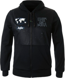 ENERGIAPURA Sweatshirt Full Zip With Hood Smart Balck/Smartplanet Junior - 2022/23