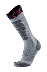 Skisocken Sidas Ski Merino Grey/Orange - 2024/25