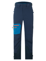 Ski pants Ziener Tewes Full-Zip Teamwear Lady Blue Foggy Print Dark Navy - 2024/25