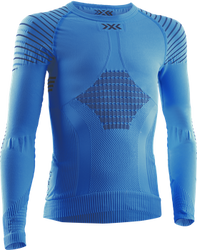 Koszulka termoaktywna X-Bionic Invent 4.0 Shirt LG SL Junior Teal Blue/Anthracite - 2024/25