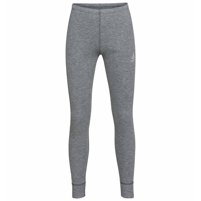 Bielizna termoaktywna ODLO Active Warm Eco Kids BL Bottom Long Steel Grey Melange - 2022/23