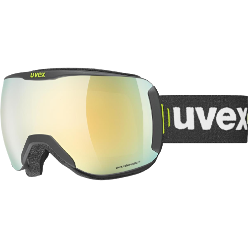 Gogle Uvex Downhill 2100 CV Black Matt SL/Gold-Green - 2023/24