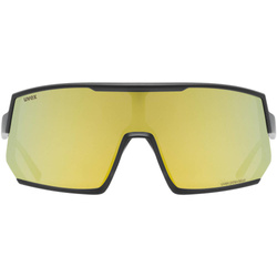 Sunglasses Uvex Sportstyle 235 P - Black Mat/Mirror Yellow - 2023