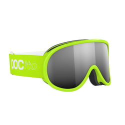 Goggles POC Pocito Retina Fluorescent Yellow/Green/Partly Sunny Silver - 2024/25