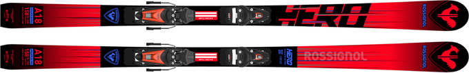 Skis Rossignol Hero Athlete GS Pro + Nx 7 GW B73 Hot Red - 2023/24