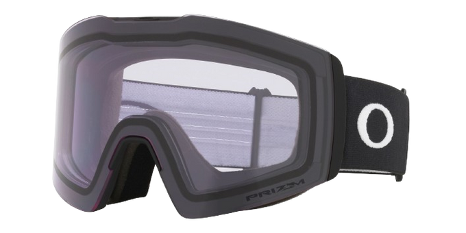 Gogle Oakley Fall Line L Matte Black Prizm Snow Clear - 2024/25