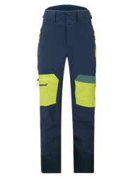 Ski pants Ziener Tewes Full-Zip Man Dark Navy Lime - 2024/25