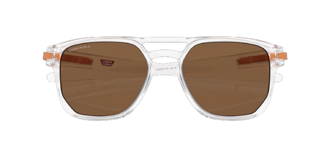 Sunglasses OAKLEY Latch Beta Introspect Collection Prizm Bronze Lenses / Matte Clear Frame