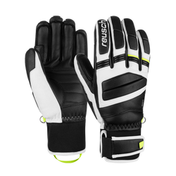 Rękawice Reusch Master Pro Black/White/Safety Yellow - 2024/25