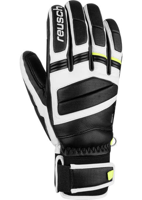 Gloves Reusch Master Pro Black/White/Safety Yellow - 2024/25