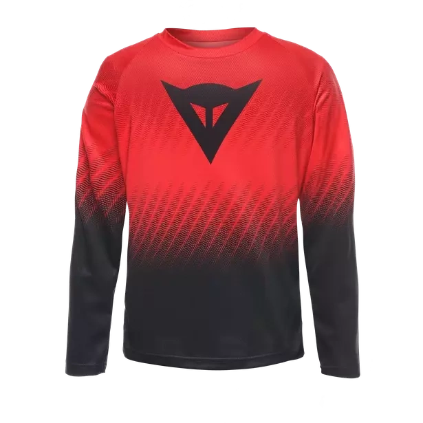 Radtrikot Dainese Scarabeo Jersey LS High-Risk-Red/Black - 2023