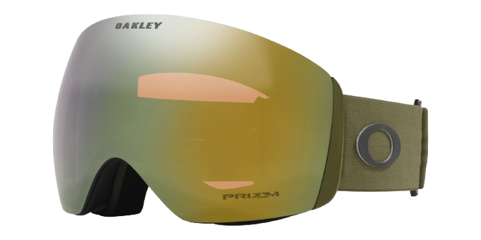 Goggles Oakley Flight Deck L Matte Dark Brush Prizm Sage Gold Iridium - 2024/25