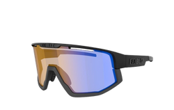 Sunglasses BLIZ Fusion Nano Nordic Light Matt Black/Coral Orange Blue