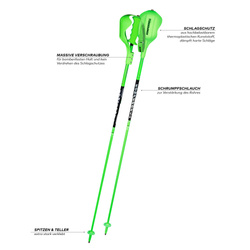 Poles Komperdell Nationalteam Carbon Slalom 12,3 - 2025/26