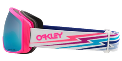 Gogle Oakley Flight Tracker M White Bolt Prizm Snow Sapphire Iridium - 2024/25