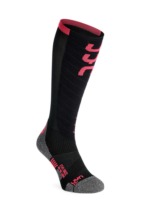 Skisocken UYN Lady Ski Evo Race Black/Pink Paradise - 2022/23