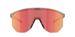 Sunglasses BLIZ Hero Transparent Dark Grey Frame/Brown with Red Multi Lenses