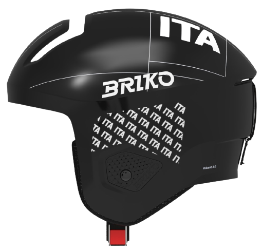 Kask Briko Vulcano 2.0 Italia Shiny/Black White - 2024/25