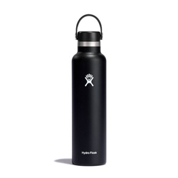 HYDRO FLASK 24 Oz Standard Mouth Flex Cap Black