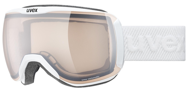 Goggles UVEX Downhill 2100 V White/Mat - 2022/23