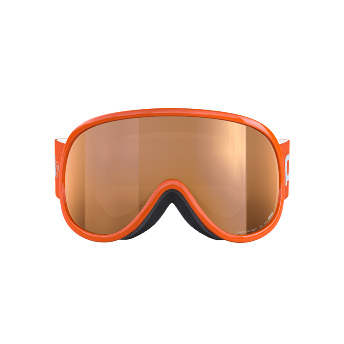 Goggles POC Pocito Retina Fluorescent Orange/Partly Sunny Light Orange - 2024/25