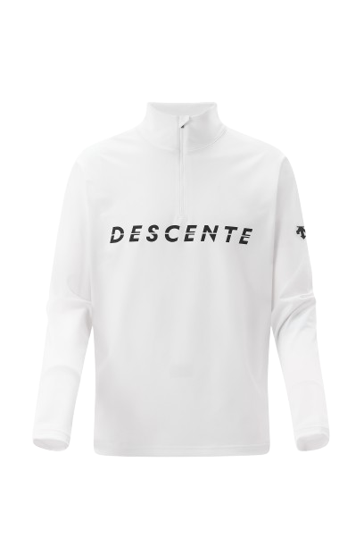 Turtleneck Descente Chest Logo White - 2024/25