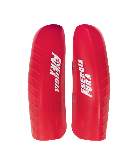 Shin Guards ENERGIAPURA Shingurads Racing Junior Red/White - 2023/24