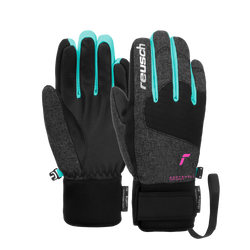 Rękawice Reusch Simon R-TEX XT Junior Black Melange/Bachelor Button/Knockout Pink - 2024/25