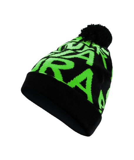 Czapka Energiapura Jacquard Black/Fluo Green - 2024/25