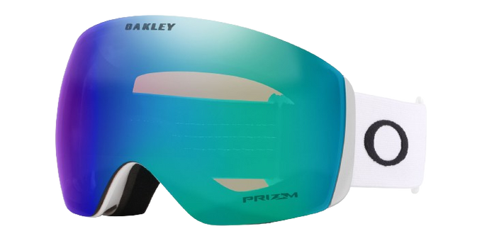 Goggles Oakley Flight Deck L Matte White Prizm Argon Iridium - 2024/25