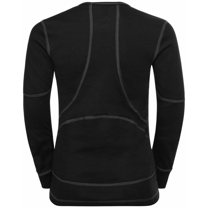 Underwear shirt Odlo Active X-Warm Kids Eco BL Top Crew Neck LS Black - 2023/24