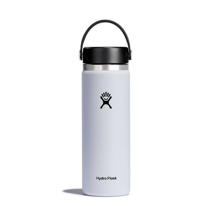 Butelka termiczna HYDRO FLASK 20 OZ Wide Mouth 2.0 Flex Cap White