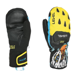 Handschuhe Level Race Replica Mitt Yellow-Blue - 2024/25