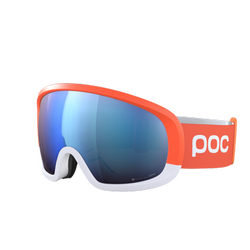 Gogle POC Fovea Mid Clarity Comp+ Fluorescent Orange/Hydrogen White/Spektris Blue - 2022/23