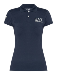 Koszulka Emporio Armani Woman Jersey Polo Navy Blue