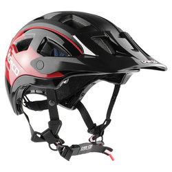 Casco bike helmet MTBE2 Black/Red - 2024