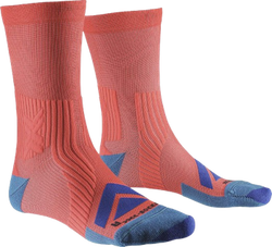 Skarpety rowerowe X-SOCKS Bike Expert Crew Sunset/Twyce Blue - 2024