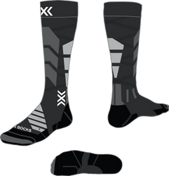 Ski socks X-socks Ski Expert OTC X Black/Light Grey - 2025/26