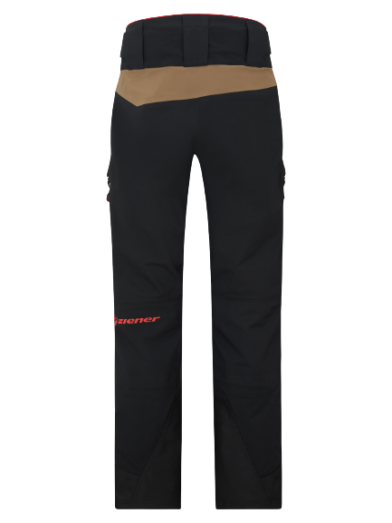 Ski pants Ziener Tewes Full-Zip Teamwear Lady Walnut Red - 2024/25