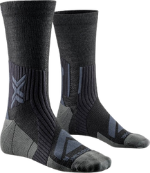 Cycling socks X-SOCKS Bike Expert Merino Black/Charcoal - 2024