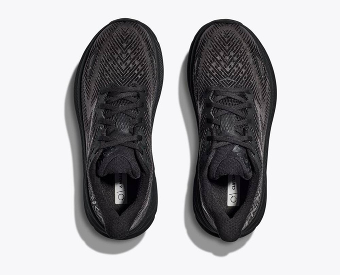 Damen Schuhe Hoka Clifton 9 Black 