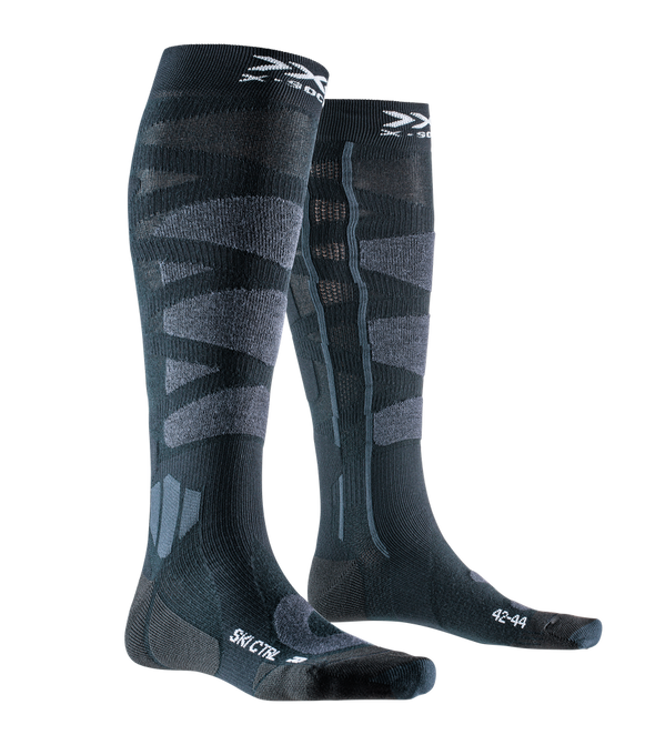 Ski socks X-Socks Ski Control 4.0 Black Night/Charcoal - 2023/24