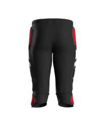 Spodenki z ochraniaczami Energiapura Panta Racing 3/4 Red/Black - 2024/25