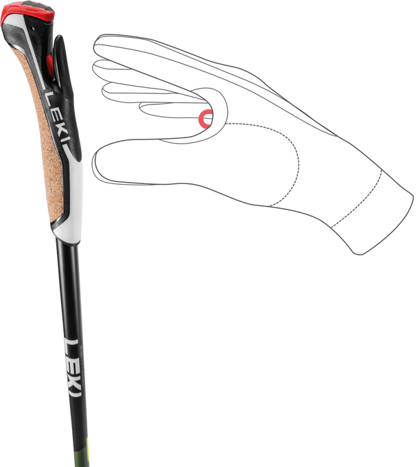 Kije Nordic Walking LEKI Flash Carbon