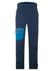 Ski pants Ziener Tewes Full-Zip Teamwear Lady Blue Foggy Print Dark Navy - 2024/25