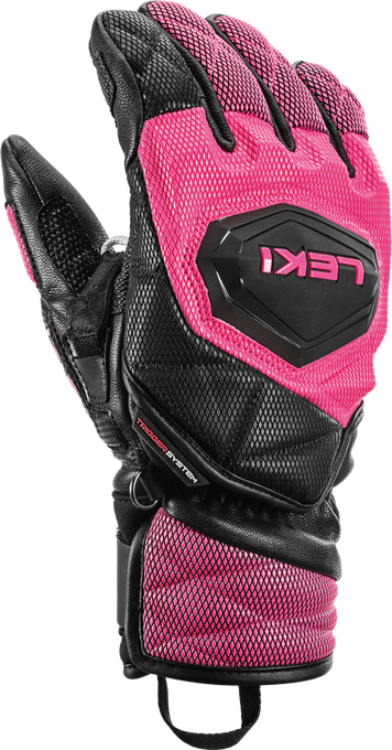 Handschuhe LEKI WCR Venom 3D Junior Pink - 2024/25